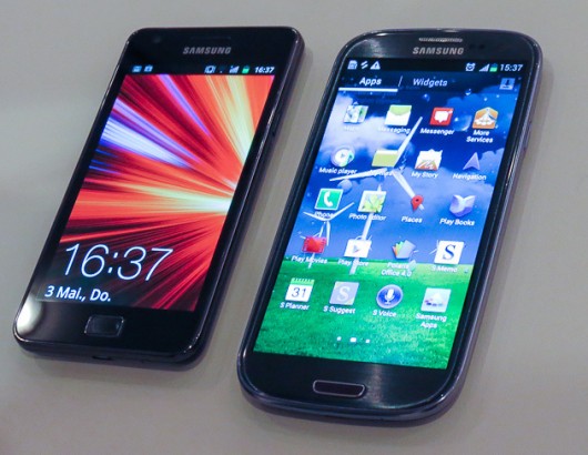Samsung Galaxy S3 contro Samsung Galaxy S2