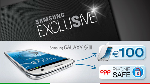 Samsung Galaxy S3 accessori buono 100 euro