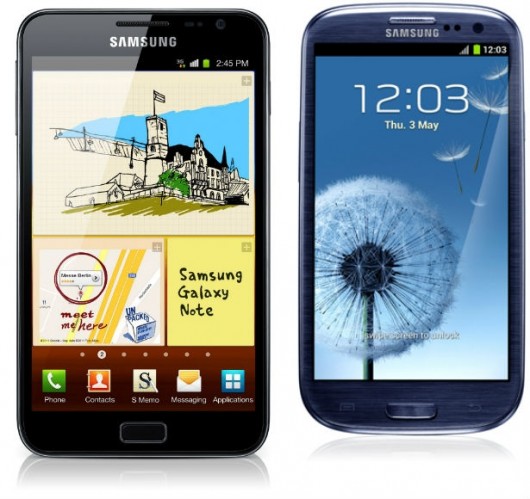 Samsung Galaxy S3 vs. Samsung Galaxy Note 2