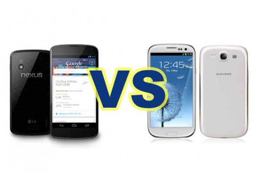 Samsung Galaxy S3 vs LG Nexus 4